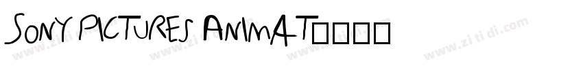 Sony Pictures Animat字体转换